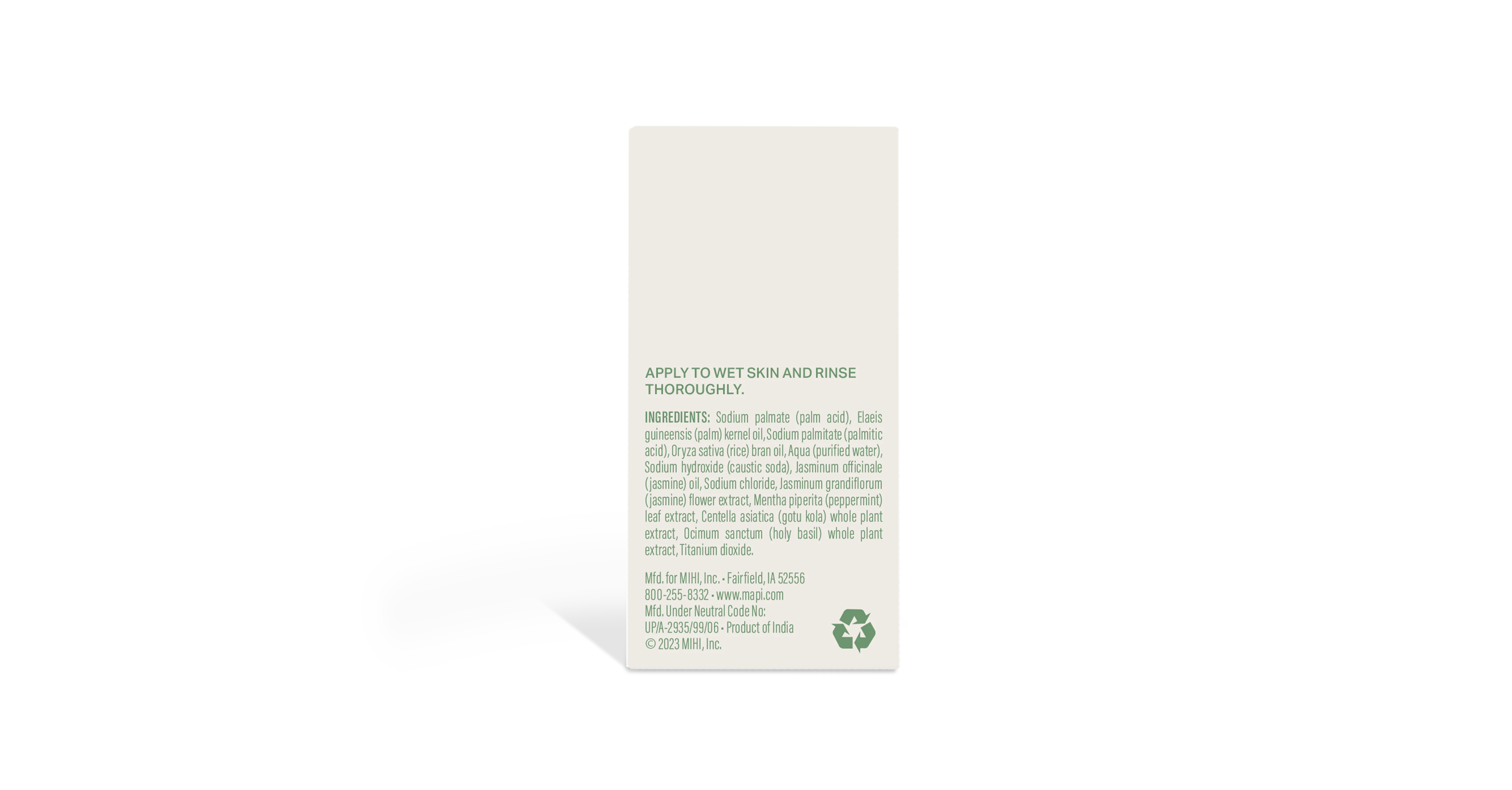 Jasmine Herbal Soap Bar - Image 3