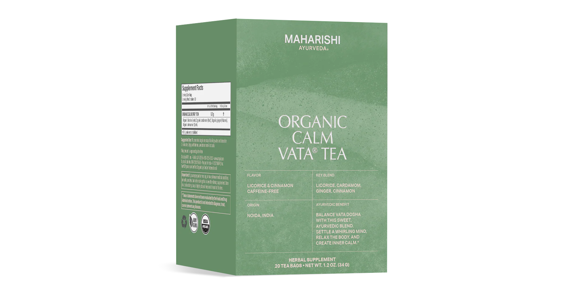 Organic Calm Vata® Tea - Image 3