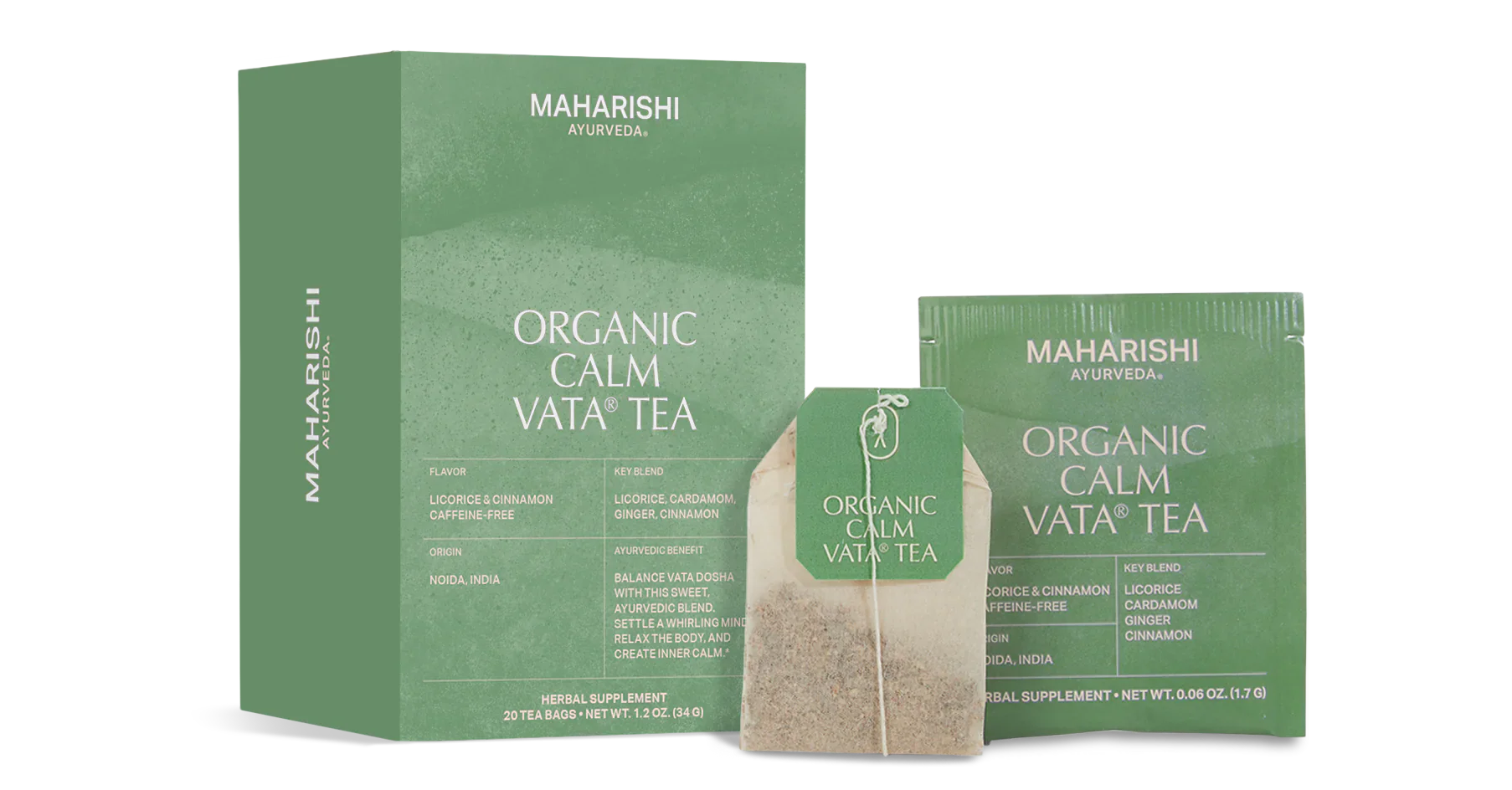 Organic Calm Vata® Tea - Image 4